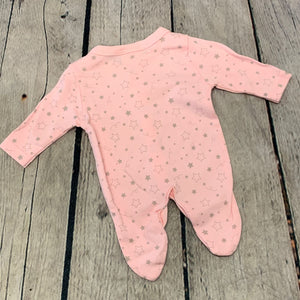 Tiny Baby Premature Prem Baby Girl's 4 Piece Outfit Suit- Pink