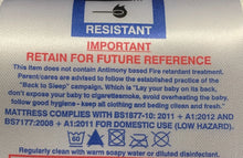 Load image into Gallery viewer, Replacement Safety Foam Pram Mattress Fits Mamas & Papas Sola/ Urbo/Zoom Pram Carrycot