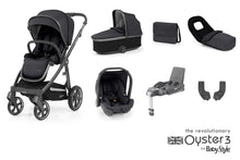 Load image into Gallery viewer, LAST ONE  -   Babystyle Oyster Pram System - SPECIAL EDITION - Graphite Travel System Luxury Bundle