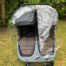 Load image into Gallery viewer, PVC Raincover to fit Babyjogger Baby Jogger City Mini Twin GT Pushchair Stroller