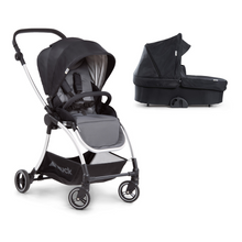 Load image into Gallery viewer, Hauck Eagle Pram with Pushchair Black &amp; Grey