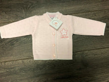 Load image into Gallery viewer, Tiny Baby or Premature baby cardigan in Pink with Star