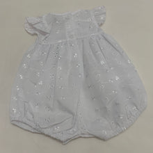 Load image into Gallery viewer, Baby Girl&#39;s Broderie Anglais Smaller Baby Tiny Baby Premature Baby Outfit- White