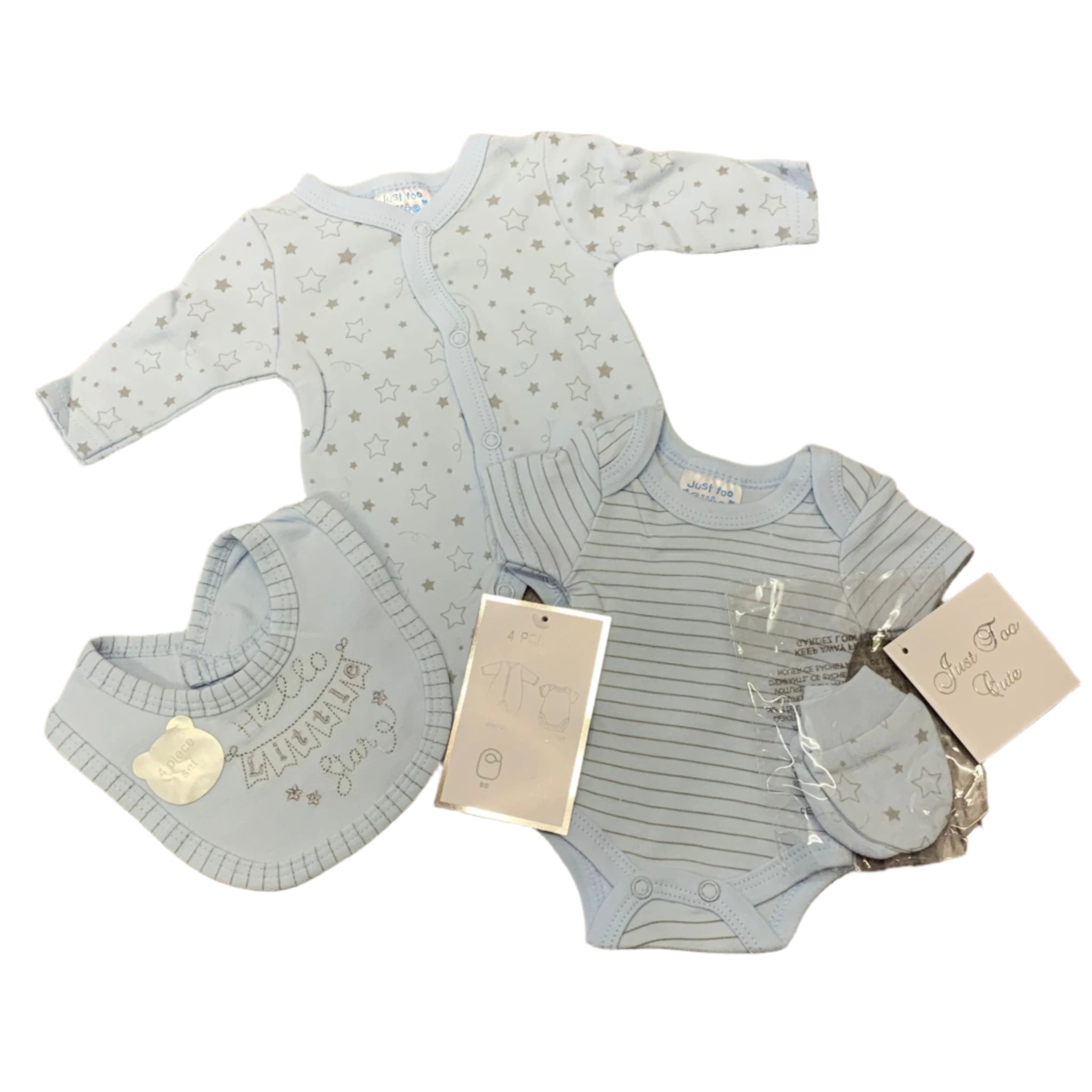 Tiny Baby Premature Prem Baby Boy's Piece Outfit Suit- blue