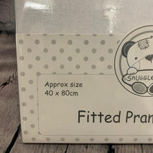 Load image into Gallery viewer, Pram Fitted Cotton Interlock - Pack of 2 White 40 x 80 cms