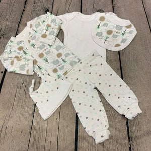 Tiny Baby Premature Prem Baby Boy's  4 Piece Outfit Suit-