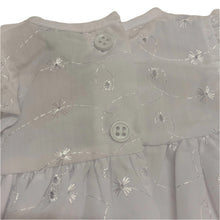 Load image into Gallery viewer, Baby Girl&#39;s Broderie Anglais Smaller Baby Tiny Baby Premature Baby Outfit- White