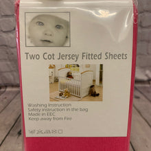 Load image into Gallery viewer, Fitted Jersey Cotton Cot Sheets Size Fits Up to 120 x 60 cms