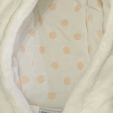 Load image into Gallery viewer, Baby Girls All in One Pram Suit with Hood Pink White Snowsuit