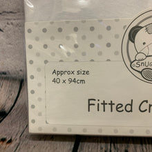 Load image into Gallery viewer, White Pram Fitted Cotton Interlock For Crib or Hard Bodies Pram - Pack of 2 Fits Upto 40 x 94  cms