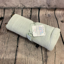 Load image into Gallery viewer, Cotton Cellular Pram or Moses Blanket Basket 70 x 90 cms Grey