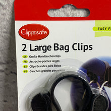 Load image into Gallery viewer, Clippasafe- Pack of 2 Large Bag Clips