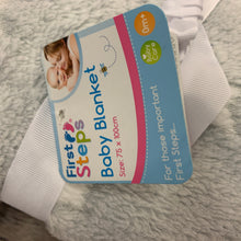 Load image into Gallery viewer, Soft Fllece Baby Wrap Grey &amp; White 75 x 100 cms (Copy)