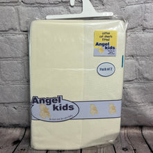 Load image into Gallery viewer, Fitted Jersey Cotton Cot Sheets Size Fits Up to 120 x 60 cms White Cream