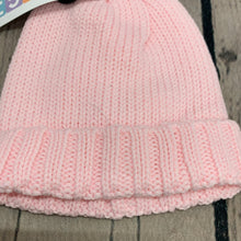 Load image into Gallery viewer, Baby Knitted Hat 0-3 M 3-6 M Months Pink