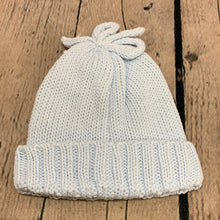 Load image into Gallery viewer, Baby Knitted Hat 0-3 M 3-6 M Months pale Blue
