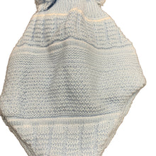 Load image into Gallery viewer, Baby Boy's Bobble  Knitted Hat 6-12 Months pale Blue