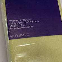 Load image into Gallery viewer, Cot Bed Flat Flannelette Sheets - Yellow 140 x 180 cms