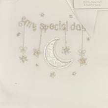 Load image into Gallery viewer, White Fleece Baby Wrap My Special Day 100 x 75 cms Blanket Shawl