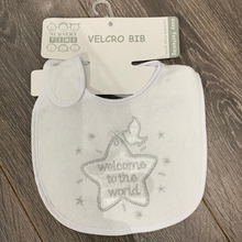 Load image into Gallery viewer, White Christening Bib