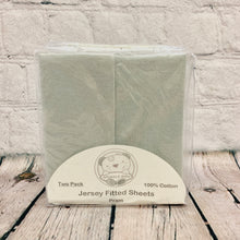 Load image into Gallery viewer, Pram Fitted Cotton Interlock - Pack of 2