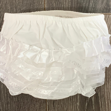 Load image into Gallery viewer, White Frilled Knickers White  Pink Cotton