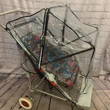 Load image into Gallery viewer, Framed PVC Rain Cover Fits VIntage Silver Cross Wayfarer Pushchair