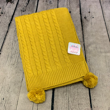 Load image into Gallery viewer, Baby Wrap Blanket 70 x 100cms Lemon