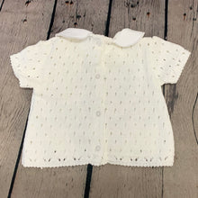 Load image into Gallery viewer, Baby Girl's Knitted 3 PieceOutfit White Blue Lemon Yellow