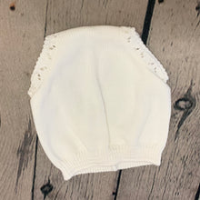 Load image into Gallery viewer, Baby Girl's Knitted 3 PieceOutfit White Blue Lemon Yellow
