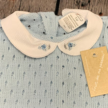 Load image into Gallery viewer, Baby Girl's Knitted 3 PieceOutfit White Blue Lemon Yellow