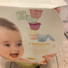 Load image into Gallery viewer, Pack of Baby Food Storage Pots with Lids x 6