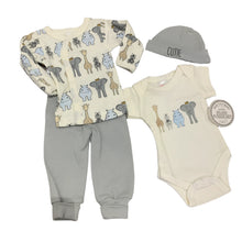 Load image into Gallery viewer, Newborn Baby Boy&#39;s or Girl&#39;s 4 Piece Outfit Suit
