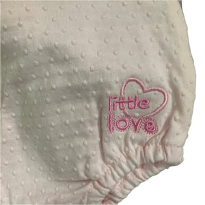 Baby Girl's Premature Prem Tiny Baby Romper  in Pink with Bow - 9909