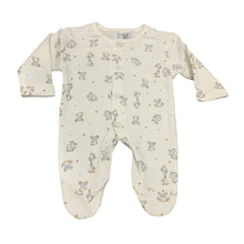 Load image into Gallery viewer, Tiny Baby &amp; Premature Baby Boy&#39;s or Girl&#39;s 4 PieceOutfit in Ivory &amp; Pale Blue -4262