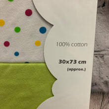 Load image into Gallery viewer, Pram or Moses Basket Fitted Sheets Lime 30 x 73 cms