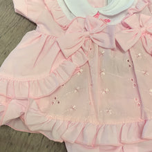 Load image into Gallery viewer, Pink Premature Preemie Prem Tiny Baby Girl's  Dress &amp; Knickers Outfit