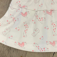 Load image into Gallery viewer, White &amp; Pink Premature Preemie Prem Tiny Baby Girl's Dress