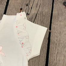 Load image into Gallery viewer, White &amp; Pink Premature Preemie Prem Tiny Baby Girl's Dress