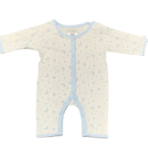 Premature Baby Sleepsuits 100% Cotton Upto 5LBS Blue & White Pack of 2