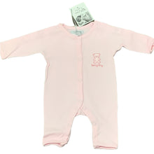 Load image into Gallery viewer, Premature Baby Sleepsuits 100% Cotton Upto 5LBS Pink &amp; White Pack of 2 (