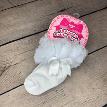 Load image into Gallery viewer, Girl's Tutu Frilly Frou Frou Ankle Socks White 0-18 Months