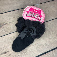 Load image into Gallery viewer, Girl's Tutu Frilly Frou Frou Ankle Socks Black 0-18 Months