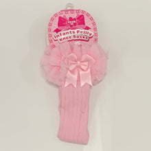 Load image into Gallery viewer, Girl's Tutu Frilly Frou Frou Knee Socks 12-18 Months Pink White Beige Black