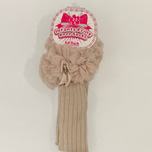 Load image into Gallery viewer, Girl's Tutu Frilly Frou Frou Knee Socks 2-3 Years Pink Beige Red