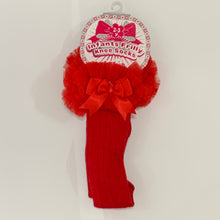 Load image into Gallery viewer, Girl's Tutu Frilly Frou Frou Knee Socks 2-3 Years Pink Beige Red