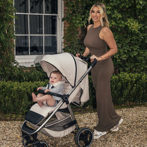 My Babiie MB160 Billie Faires  - Oatmeal  Lay Flat Pushchair