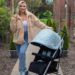 My Babiie MB51 Billie Faires Quilted Aqua Lightweight Stroller