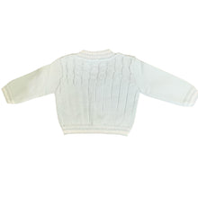 Load image into Gallery viewer, Baby Boys Pale Blue Knitted Cotton Cardigan Guiseppe from Pex