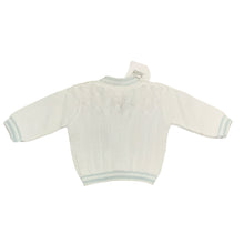 Load image into Gallery viewer, Baby Boys White Knitted Cotton Cardigan Guiseppe from Pex